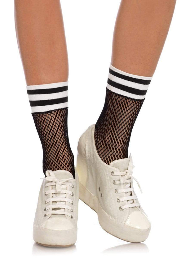 Leg Avenue Stella Fishnet Athletic Ankle Socks