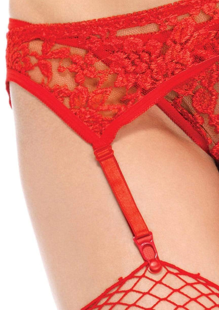 Leg Avenue Lolita Garter Belt & Thong Set