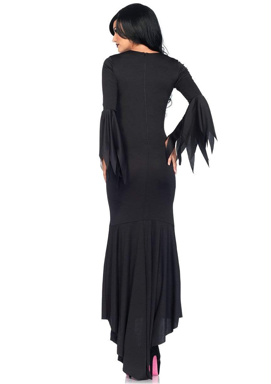 Sexy High Slit Floor Length Bodycon Gothic Dress | Leg Avenue
