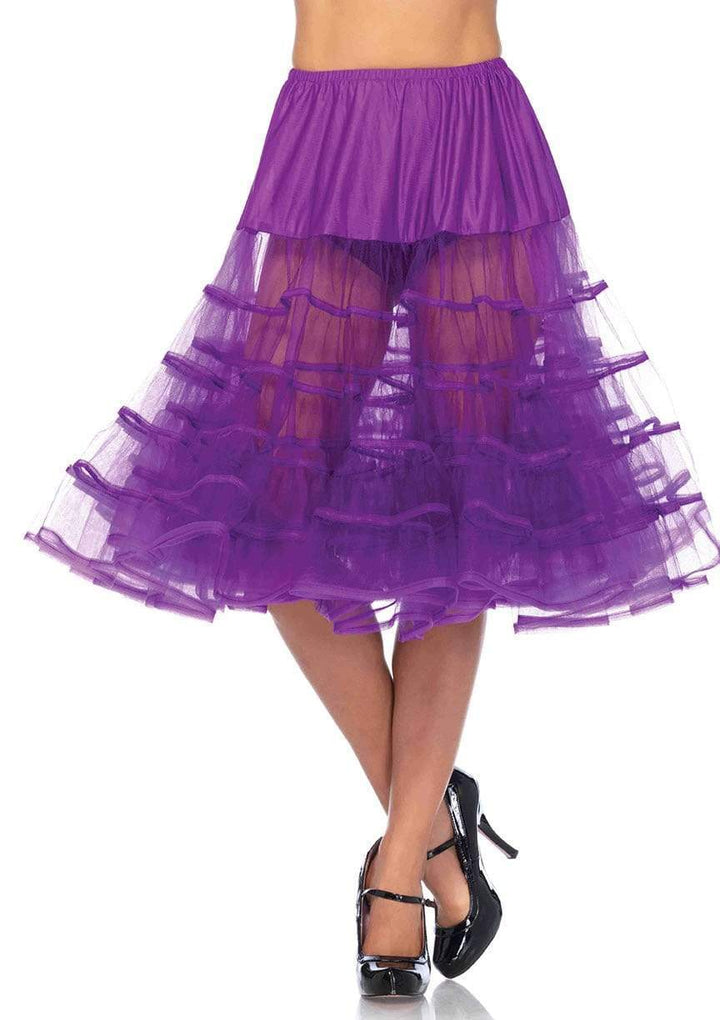 Leg Avenue Knee Length Layered Petticoat Costume Skirt
