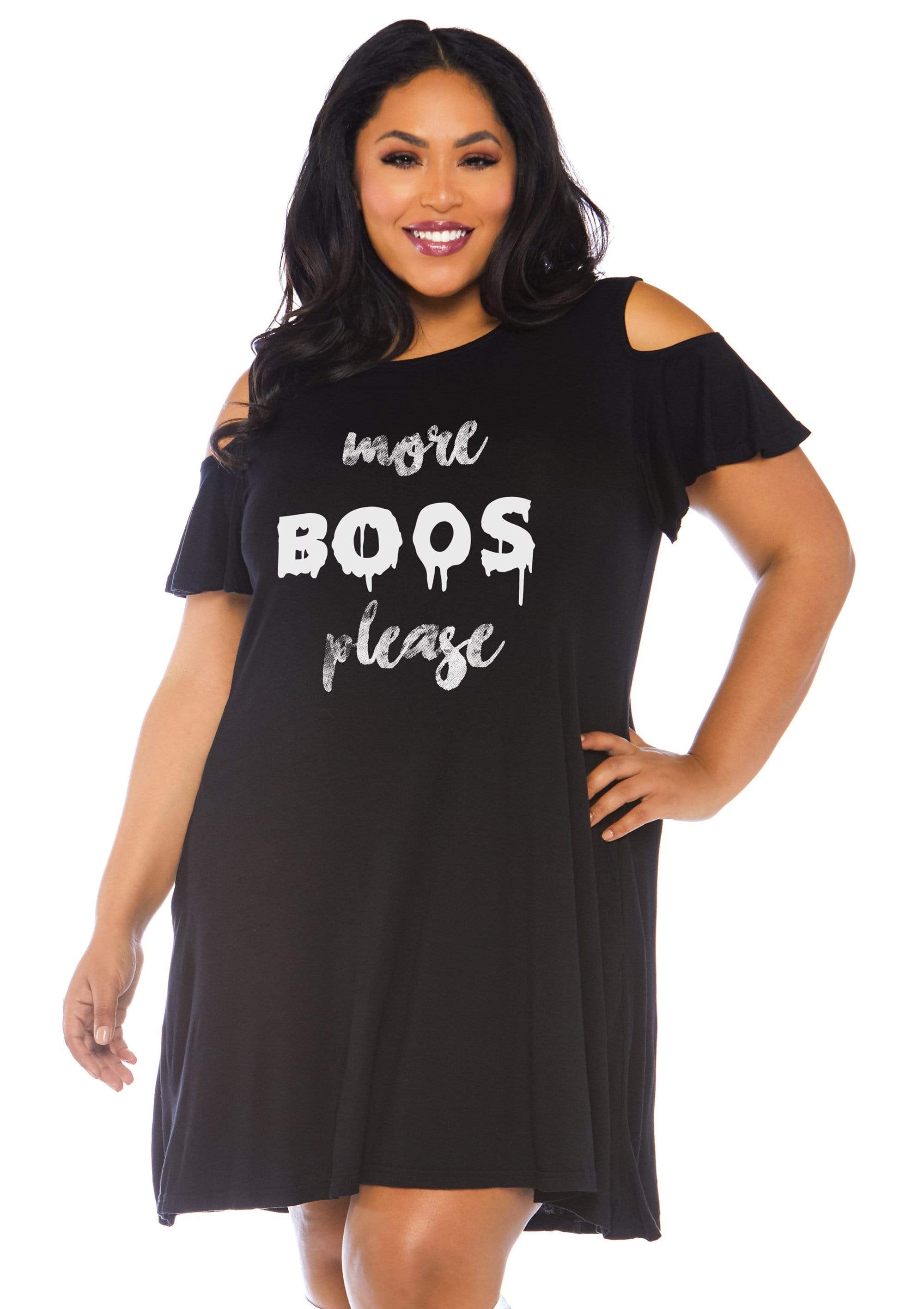 Plus Boos More Boos Jersey Dress, Women's Plus Size Dresses | Leg Avenue