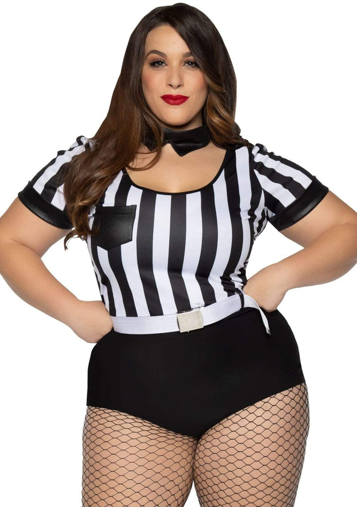 Leg Avenue Plus No Rules Referee Sexy Sports Costume