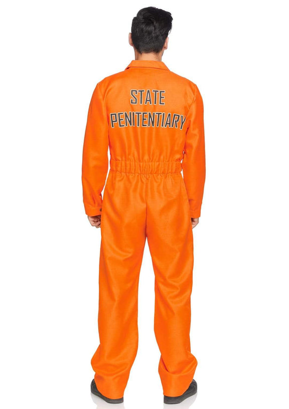 Orange Prison Jumpsuit, Men Halloween Costume | Leg Avenue