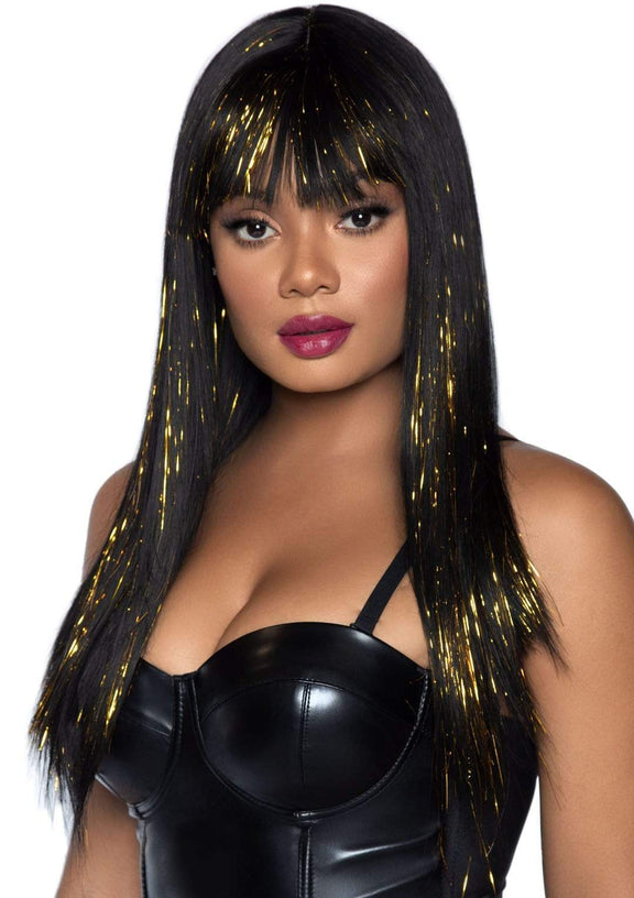 Long Straight Wig with Tinsel, Costume Wigs Leg Avenue