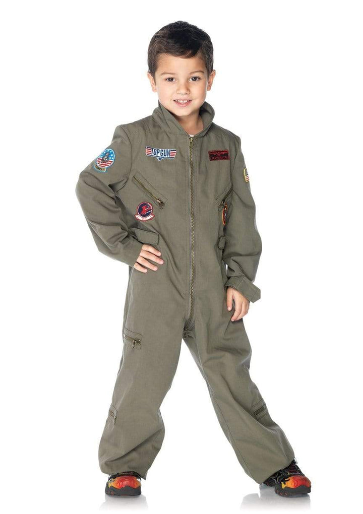 Leg Avenue Boy's Top Gun Flight Suit Costume