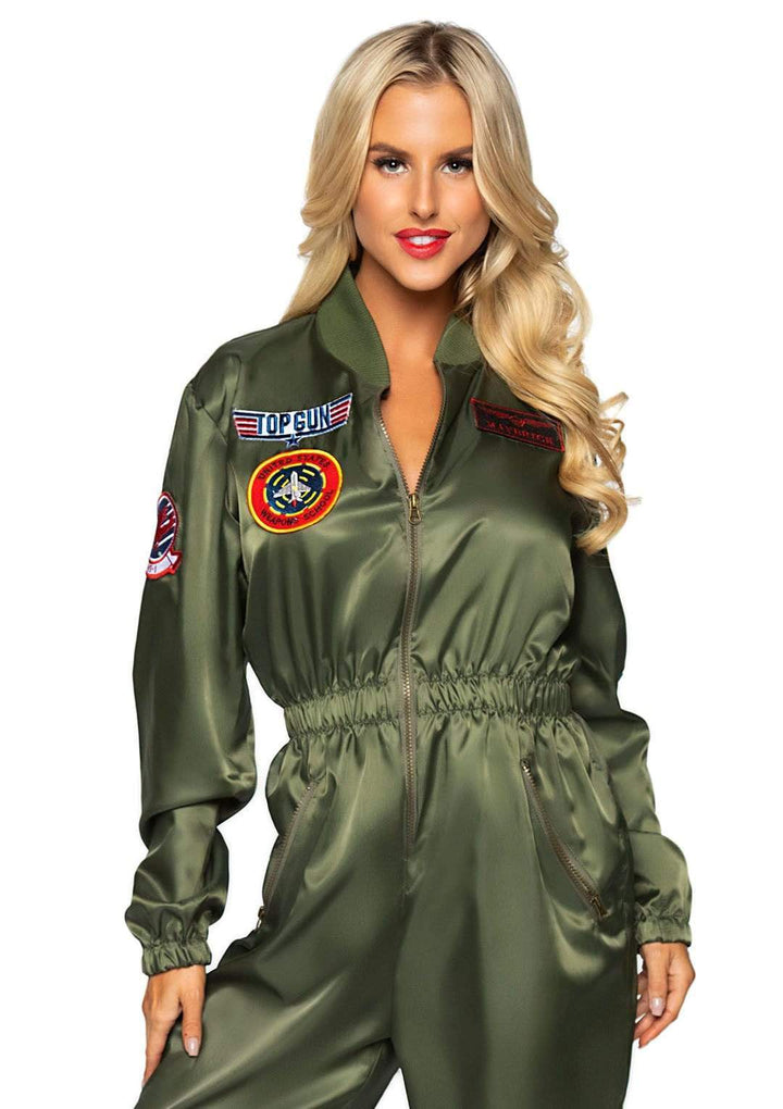 Leg Avenue Top Gun Costume Parachute Flight Suit