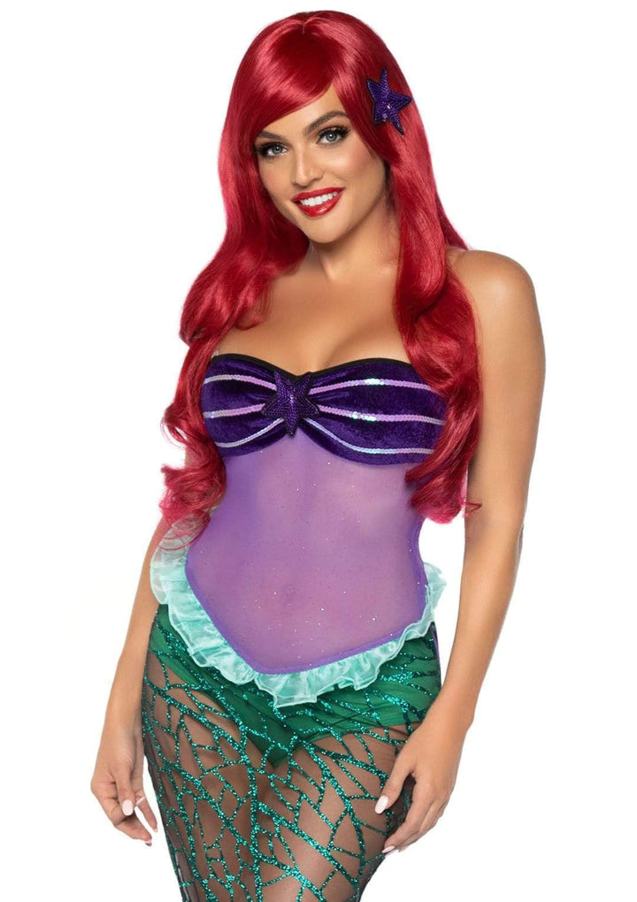 Women Mermaid Princess Halloween Costume Sequins Fancy Carnival Clothing  Ariel Party Bodycon Vestidos Dress Fish Tail Skirt