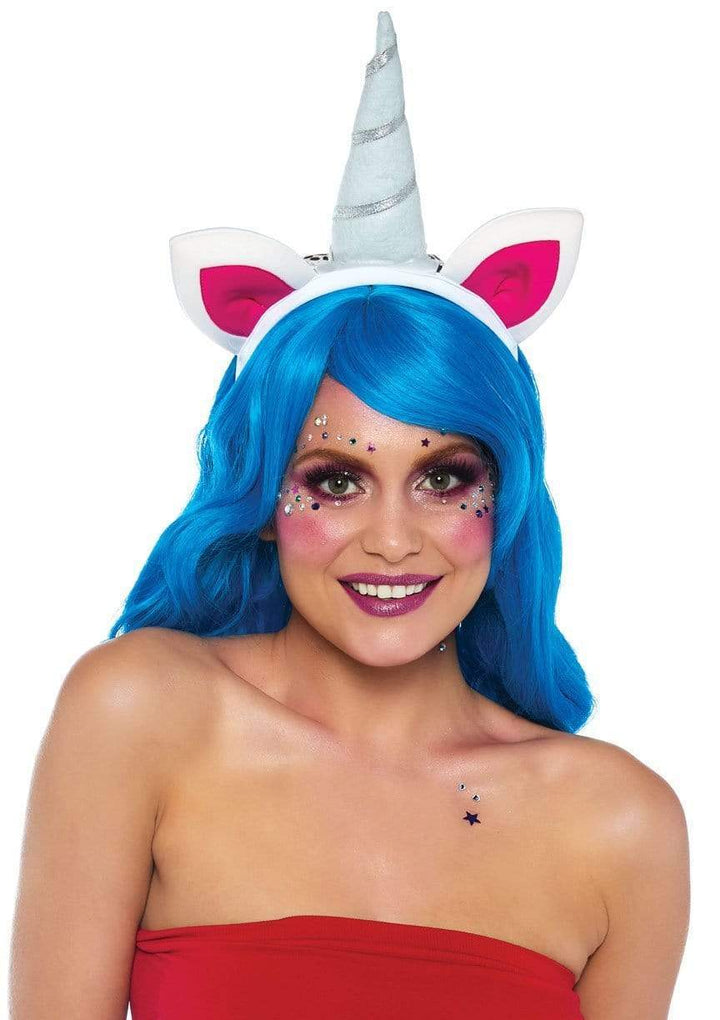 Leg Avenue Magical Unicorn Headband with Rainbow Wig Mane