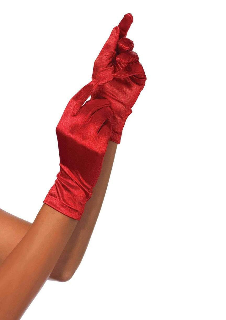 Leg Avenue Satin Wrist Length Costume Gloves